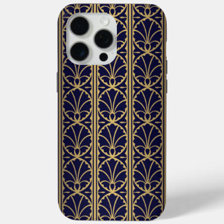 Luxueus Art Deco-geïnspireerd textielontwerp. iPhone 15 Pro Max Hoesje