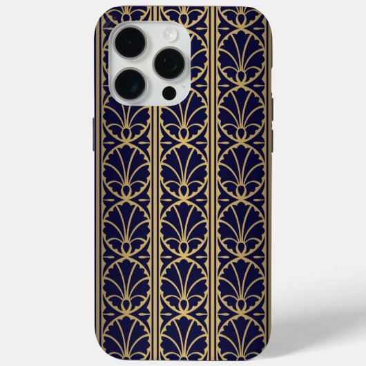 Luxueus Art Deco-geïnspireerd textielontwerp. Case-Mate iPhone Case (Achterkant)