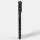 Luxueus Art Deco-geïnspireerd textielontwerp. Case-Mate iPhone Case (Achterkant / Rechts)