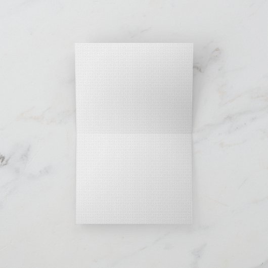 Luxueus Bruiloftsfeest Design Bedankkaart (Binnen)