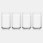 Luxueus Bruiloftsfeest Design Blikvorm Glas (Links)