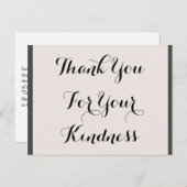 Luxueus "Dank u voor uw kindheid"-Briefkaart Briefkaart (Voorkant / Achterkant)