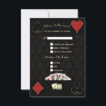 Luxueus Gatsby Casino Vegas Poker Bruiloft RSVP Kaartje<br><div class="desc">Uniek Casino Royale en Great Gatsby thema kaartontwerp. Het bevat vintage art deco stijl,  Roaring 1920's oude Hollywood,  paar dobbelstenen,  speelkaarten kleuren,  speelkaarten. Gebruik de Personaliseer tool om uw informatie toe te voegen. Bezoek voor meer mijn Gatsby Casino Collectie.</div>