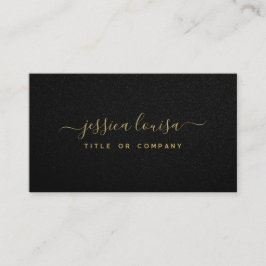 Luxueus Gold en zwart Visitekaartje