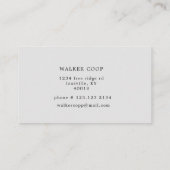 luxueus  gouden boerderij visitekaartje (Achterkant)