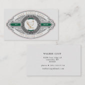 luxueus  gouden boerderij visitekaartje (Voorkant / Achterkant)