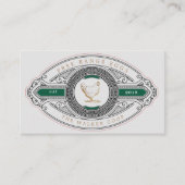 luxueus  gouden boerderij visitekaartje (Voorkant)