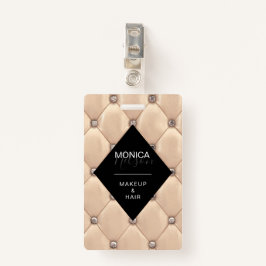 luxueus goudtufmonogram badge