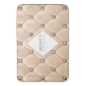 luxueus goudtufmonogram badmat (Voorkant Verticaal)