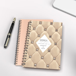 luxueus goudtufmonogram notitieboek