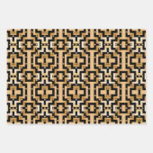 Luxueus goudvormig kunstdecosium inpakpapier vel (Voorkant 2)