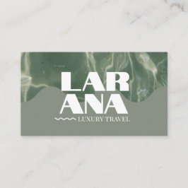 Luxueus groen visitekaartje