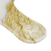 Luxueus marineblauw & bladgoud marmer snijplank (Hoek)