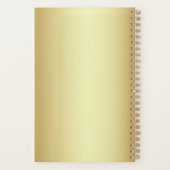 Luxueus Paarse Bruiloft Planner (Achterkant)