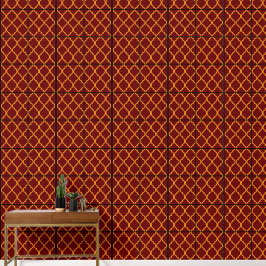 luxueus rood en goud geometrisch 2 behang