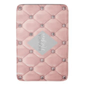 luxueus roos goudtufmonogram badmat (Voorkant Verticaal)