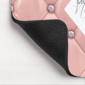 luxueus roos goudtufmonogram muismat (Hoek)