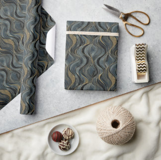 Luxueus wervelmotief Naadloos patroon Cadeaupapier