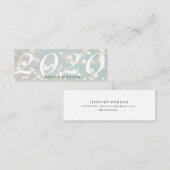 Luxueuze afstuderen sparkle glitter Name Kaart Mini Visitekaartje (Voorkant / Achterkant)