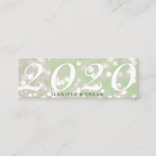 Luxueuze afstuderen sparkle glitter Name Kaart Mini Visitekaartje