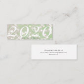 Luxueuze afstuderen sparkle glitter Name Kaart Mini Visitekaartje (Voorkant / Achterkant)