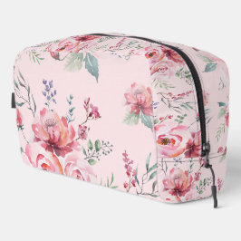 Luxueuze Aquarel Roze Rozens Accessoire Zak Toilettasje