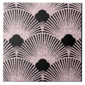 Luxueuze Art Deco Fan Tegeltje (Voorkant)