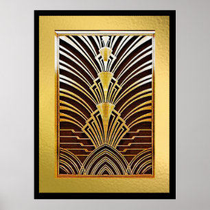 Luxueuze Art Deco Poster