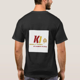 Luxueuze bloemencascade t-shirt