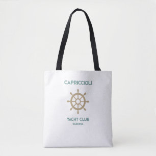 Luxueuze Capriccioli Yacht Club Schoudertas Tote Bag