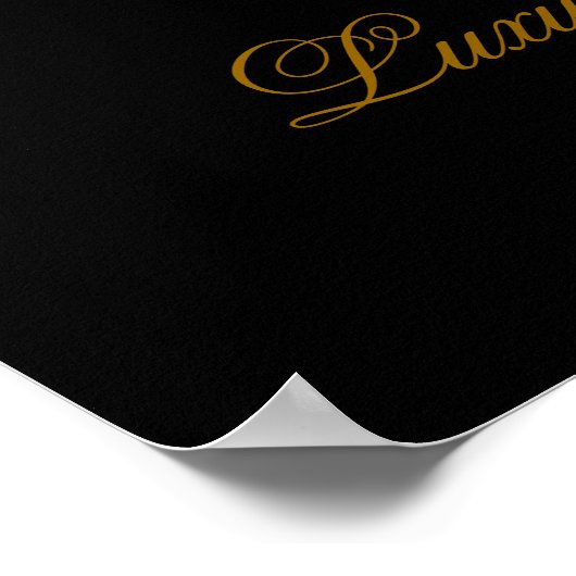 luxueuze diamant poster (Hoek)