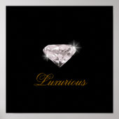 luxueuze diamant poster (Voorkant)