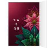 Luxueuze Floral Wedding Invitation Suite (Binnen (Links))