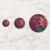 Luxueuze Floral Wedding Invitation Suite Confetti (Achterkanten)