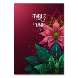 Luxueuze Floral Wedding Invitation Suite Kaart