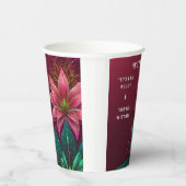 Luxueuze Floral Wedding Invitation Suite Papieren Bekers (Rechts)