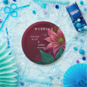 Luxueuze Floral Wedding Invitation Suite Papieren Bordje (Feest)