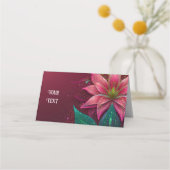 Luxueuze Floral Wedding Invitation Suite Plaatskaartje (Achterkant)