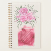 Luxueuze glazen flesje Waterverf parfume Planner (Voorkant)