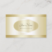 Luxueuze Gold Effect Professional en modern Visitekaartje (Voorkant)