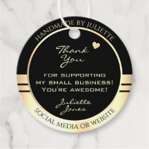 Luxueuze Gold- en zwarte-kleurenverpakking Harteli