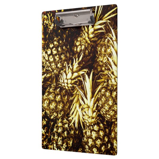 Luxueuze gouden anananassen klembord (Links)