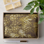 Luxueuze gouden anananassen tissuepapier (Geschenk)