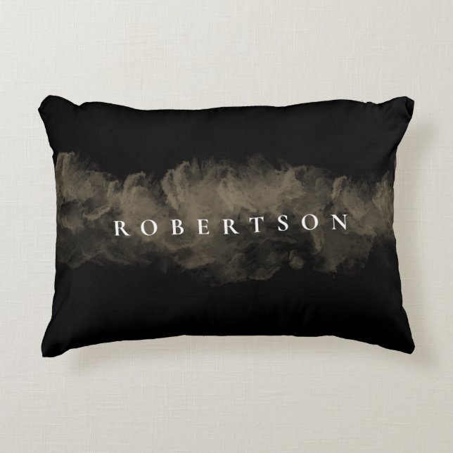 Luxueuze  gouden Jouw naam toevoegen Accent Kussen (Voorkant)