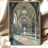 Luxueuze islamitische bruiloft moskee-geïnspireerd kaart