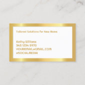 Luxueuze lactatieadviseur visitekaartje (Achterkant)