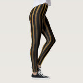 Luxueuze Leggings met zwarte en goudstrepen (Rechts)