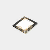 Luxueuze metalen Faux Gold Mandalas Post-it® Notes (Schuin)