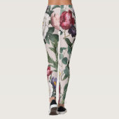 Luxueuze mode boho bloemen leggings (Achterkant)