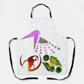 luxueuze mode schort (Voorkant)